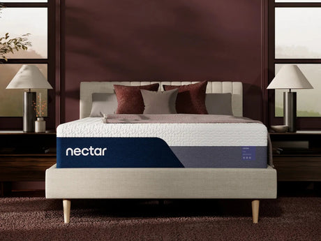 Mega Furniture - Ashley Furniture - Nectar Luxe Memory Foam 5.1 Mattresses - Queen / White - M12731