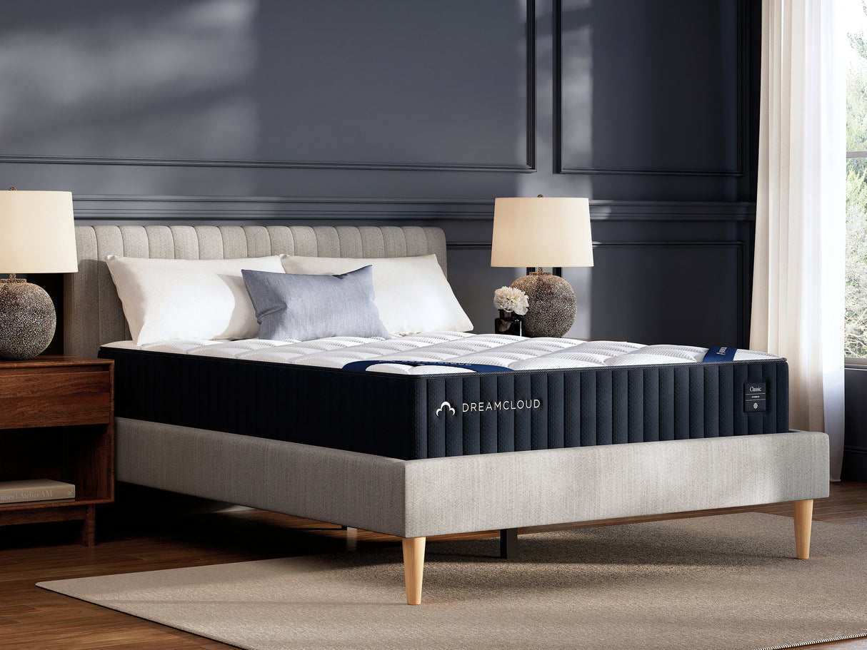 Mega Furniture - Ashley Furniture - DreamCloud Hybrid Classic 4.0 Mattresses - Queen / White - M13531