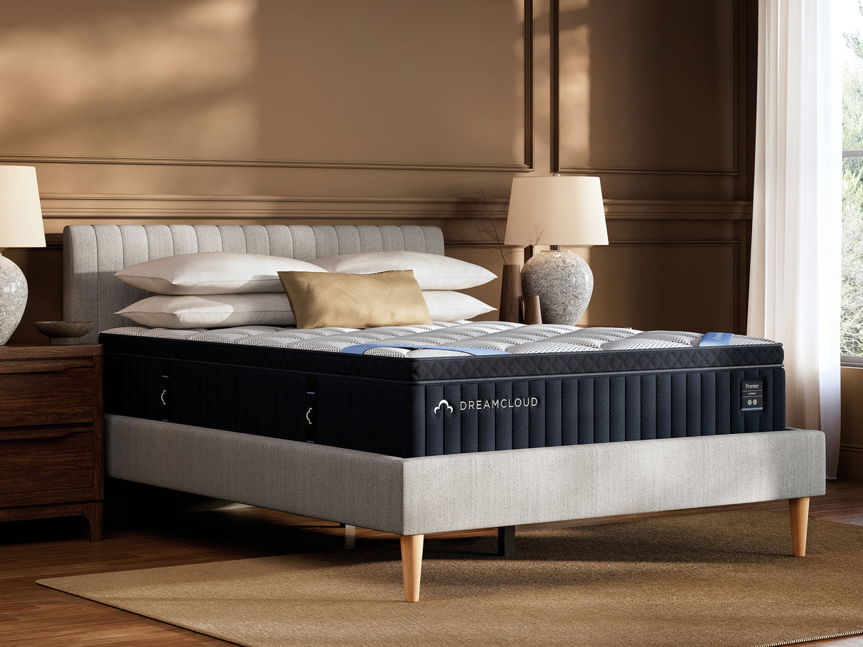 Mega Furniture - Ashley Furniture - DreamCloud Hybrid Premier 4.0 Mattresses - Queen / White - M13631