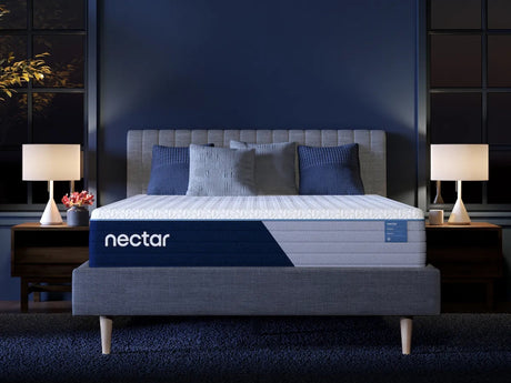 Mega Furniture - Ashley Furniture - Nectar Classic Hybrid 5.1 Mattresses - Twin XL / White - M14071