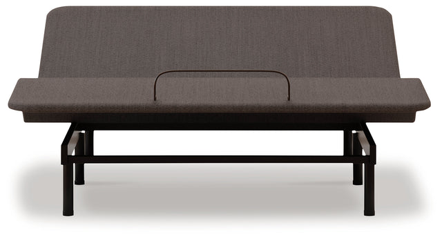 Mega Furniture - Ashley Furniture - Head/Foot Model - Good Full Adjustable Head Base - Full Adjustable Head Base / Charcoal Gray - M5X322