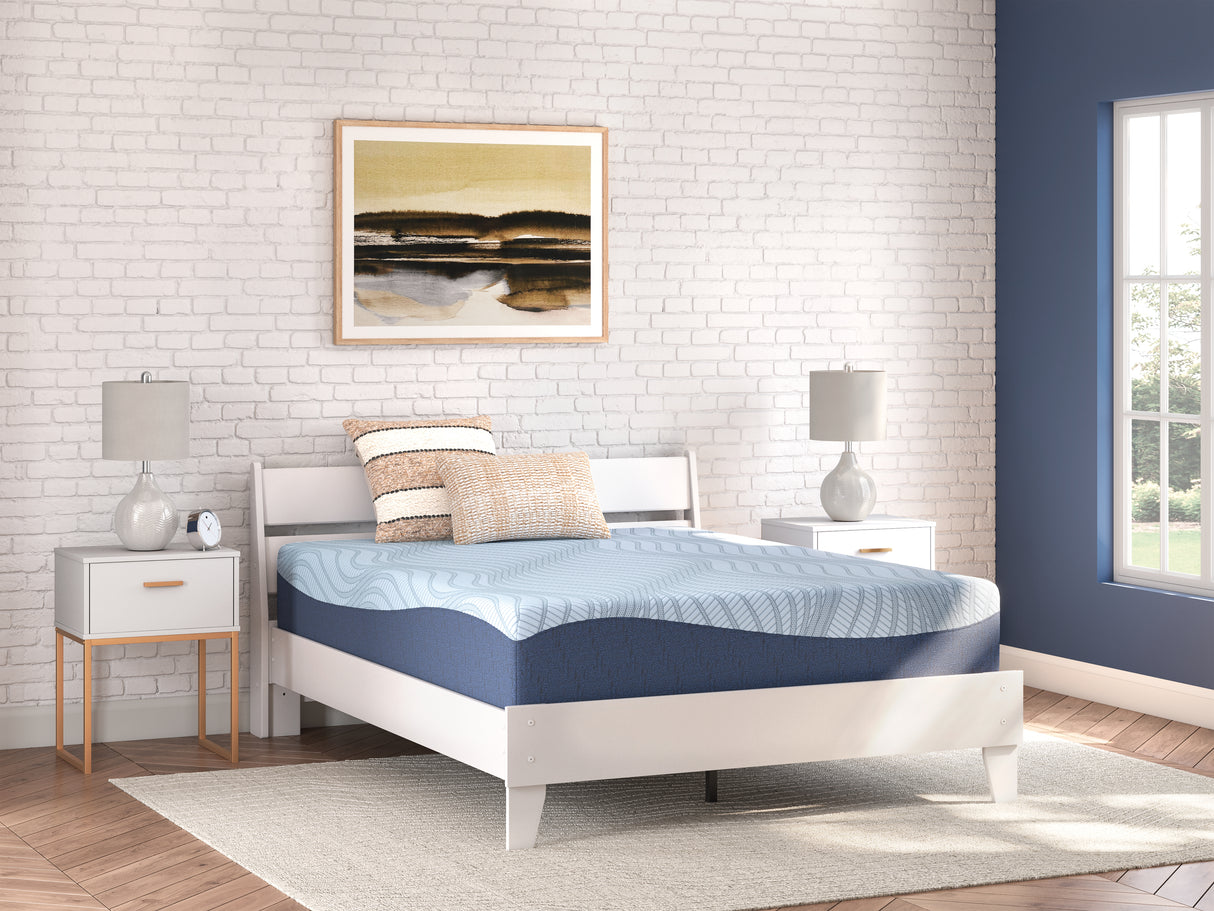 Mega Furniture - Ashley Furniture - Peak 2.0 12 Memory Foam Mattresses - Full / White - M20621
