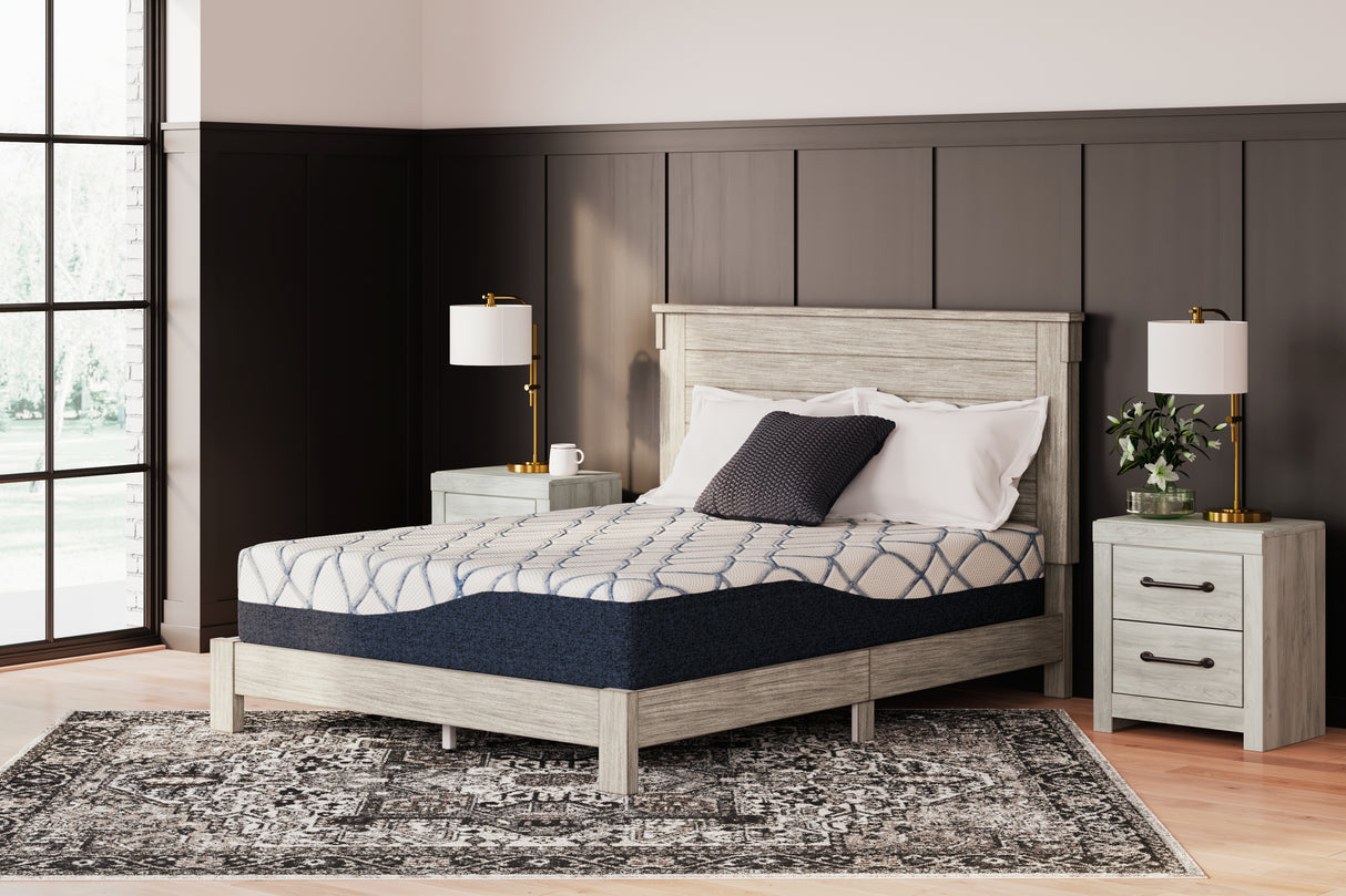 Mega Furniture - Ashley Furniture - 12 Inch Chime Elite 2.0 Mattresses - King / White/Blue - M42641