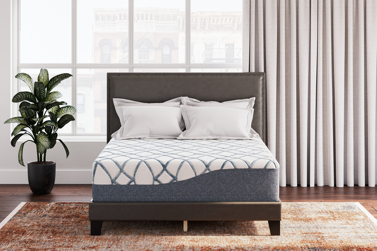 Mega Furniture - Ashley Furniture - 14 Inch Chime Elite 2.0 Mattresses - California King / White/Blue - M42751