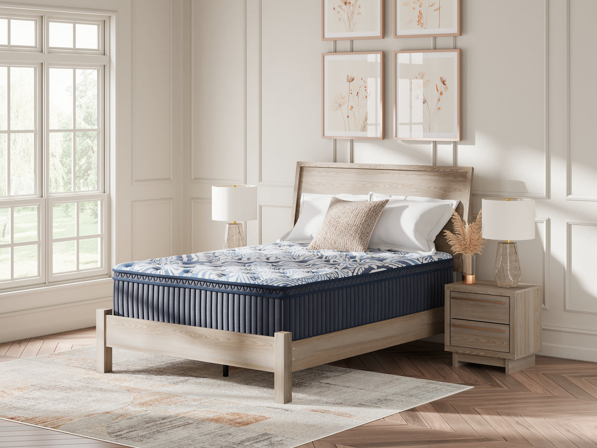 Mega Furniture - Ashley Furniture - Plush Luxe 2.0 Mattresses - California King / Blue - M49751