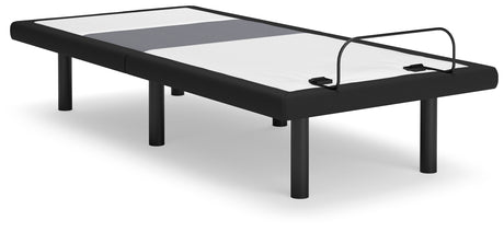 Mega Furniture - Ashley Furniture - Best Base with Lumbar and Audio Twin XL Adjustable Base - TXL Adjustable Base / Charcoal Gray - M5X572