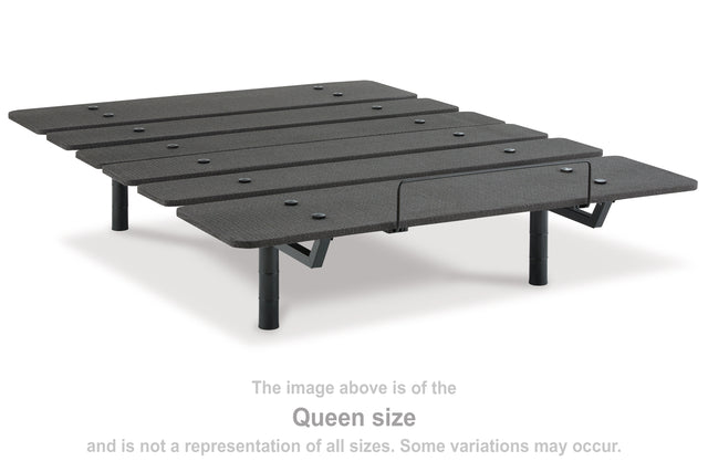 Mega Furniture - Ashley Furniture - Cosmic Power Base Twin XL Adjustable Base - Twin XL Adjustable Base / Black - M8X272