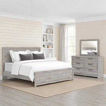 Mega Furniture - Ashley Furniture - Broachmyn Bedroom - Bedroom Mirror / Gray - PCB1120-36