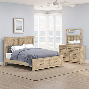 Mega Furniture - Ashley Furniture - Oliandon Bedroom - Bedroom Mirror / Light Brown - PCB2844-36