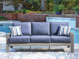 Mega Furniture - Ashley Furniture - Half Moon Beach Outdoor - Sofa with Cushion - PCP418-838
