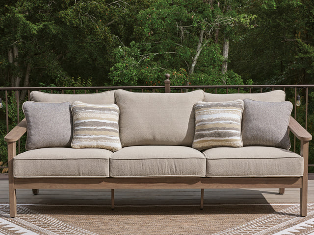 Mega Furniture - Ashley Furniture - Harmony Headlands Outdoor - Sofa with Cushion - PCP428-838