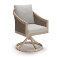 Mega Furniture - Ashley Furniture - Thunder Trails Outdoor - Swivel Chair w/Cushion (Set of 2) - PCP612-602A