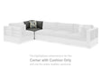 Mega Furniture - Ashley Furniture - Citrine Park Outdoor - Ottoman with Cushion / Brown/Charcoal - P660-814