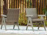 Mega Furniture - Ashley Furniture - Cliff Trails Outdoor - Rocking Arm Chair (Set of 2) / Beige - PCP690-602A
