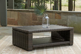 Grasson Outdoor Sofa and Loveseat with Coffee Tables