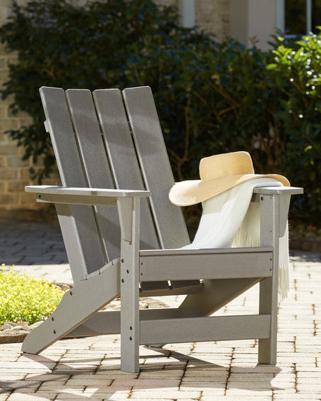 Mega Furniture - Ashley Furniture - Visola Outdoor - Bench with Cushion / Gray - P802-600