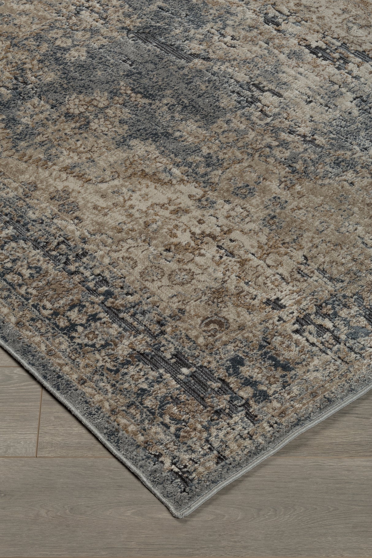 Mega Furniture - Ashley Furniture - South Rug - 8' x 10' Rug / Blue/Beige - R402721