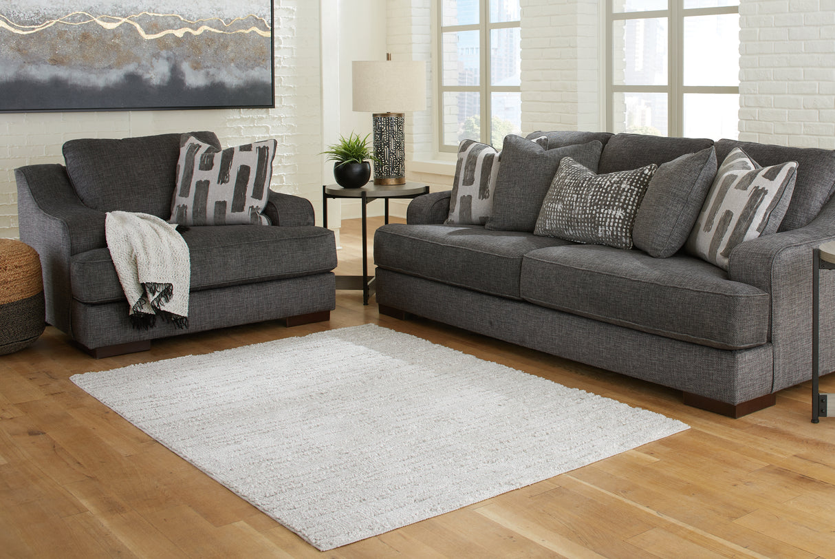 Mega Furniture - Ashley Furniture - Ivygail Rug - 7'5" x 9'6" Rug / Gray - R404511