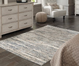 Mega Furniture - Ashley Furniture - Gizela Rug - 5'3" x 7'3" Rug / Ivory/Beige/Gray - R404862