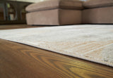 Mega Furniture - Ashley Furniture - Truward Rug - 8' x 10' Rug / Linen/Gray/Caramel - R406471