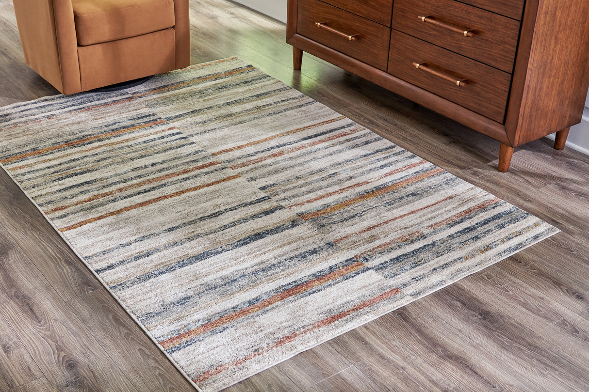 Mega Furniture - Ashley Furniture - Kemart Rug - 5' x 7' Rug / Multi - R406682