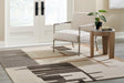 Mega Furniture - Ashley Furniture - Kencher Rug - 5' x 7' Rug / Beige/Brown - R406822
