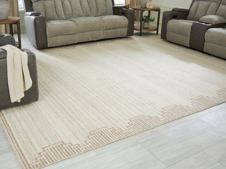 Mega Furniture - Ashley Furniture - Emorymore Rug - Extra Large Rug / Brown/Beige - R407300