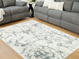 Mega Furniture - Ashley Furniture - Tobinbury Rug - Washable 8' x 10' Area Rug / Gray - R407421