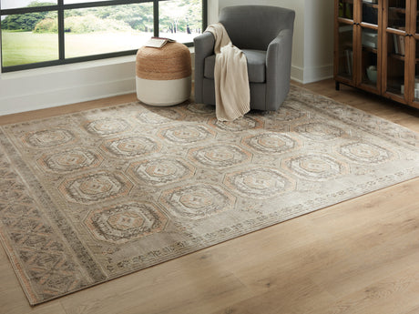 Mega Furniture - Ashley Furniture - Bachby Rug - 5'3" x 7' Area Rug / Multi - R407682