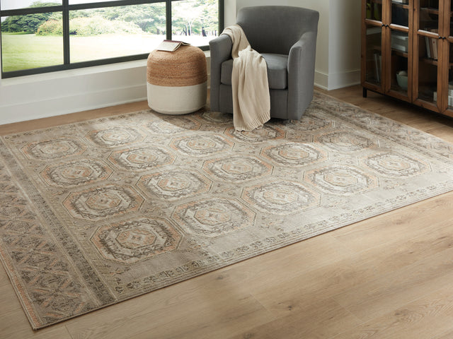 Mega Furniture - Ashley Furniture - Bachby Rug - 5'3" x 7' Area Rug / Multi - R407682