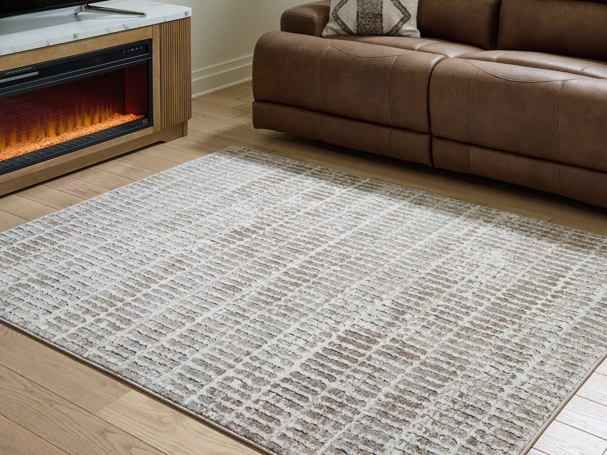 Mega Furniture - Ashley Furniture - Fuadwick Rug - 5'3" x 7' Area Rug / Multi - R407692