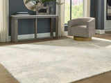 Mega Furniture - Ashley Furniture - Raif Rug - Extra Large Rug / Gray/White/Cream - R408080
