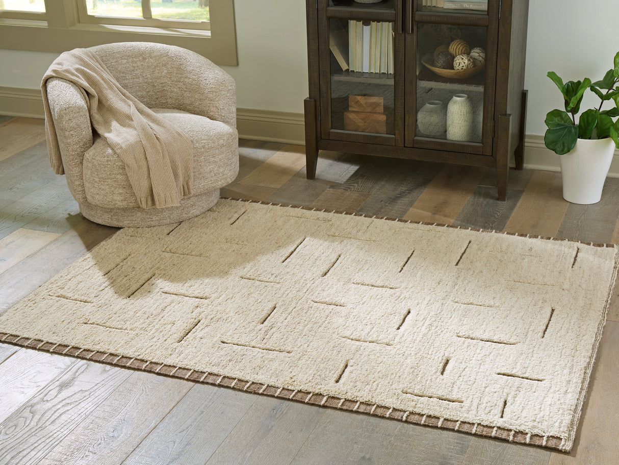 Mega Furniture - Ashley Furniture - Clayman Rug - Medium Rug - R408342
