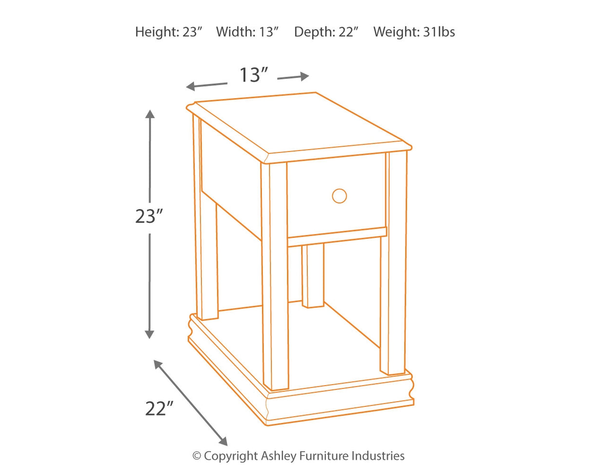 Breegin Chairside End Table