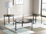 Mega Furniture - Ashley Furniture - Dorylin Table (Set of 3) - Occasional Table Set (3/CN) / Black - T139-13