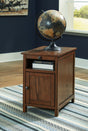 Mega Furniture - Ashley Furniture - Treytown Chairside End Table - Chair Side End Table / Black - T300-617