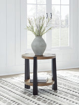 Mega Furniture - Ashley Furniture - Ridgester End Table - Round End Table - T518-6