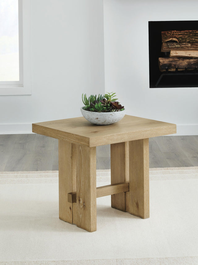 Mega Furniture - Ashley Furniture - Crendlin End Table - Rectangular End Table - T537-3