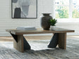 Mega Furniture - Ashley Furniture - Kandinew Coffee Table - Rectangular Cocktail Table - T554-1