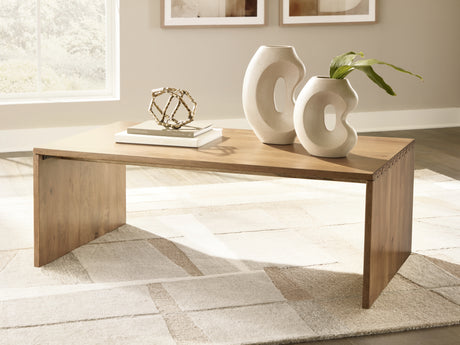 Mega Furniture - Ashley Furniture - Ella Grove Coffee Table - Rectangular Cocktail Table - T639-1