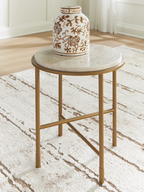 Mega Furniture - Ashley Furniture - Alben End Table - Round End Table - T643-6
