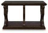 Mega Furniture - Ashley Furniture - Maylee Sofa Table - Sofa Table / Dark Brown - T647-4