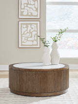 Mega Furniture - Ashley Furniture - Hadonna Coffee Table - Round Cocktail Table - T658-8