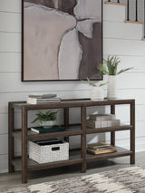 Mega Furniture - Ashley Furniture - Kallenny Sofa Table - Sofa Table / Brown/Gray - T669-4