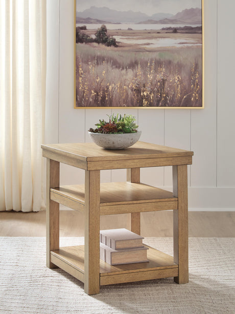 Mega Furniture - Ashley Furniture - Wittenmyer End Table - Rectangular End Table - T794-3