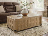 Mega Furniture - Ashley Furniture - Ridgester Lift-Top Coffee Table - Lift Top Cocktail Table - T858-9