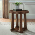 Mega Furniture - Ashley Furniture - Rustic Plains End Table - Round End Table - T877-6