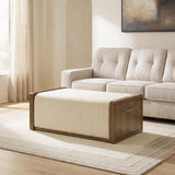 Mega Furniture - Ashley Furniture - Marxmore Upholstered Ottoman with Storage - UPH Ottoman with Storage - T983-20
