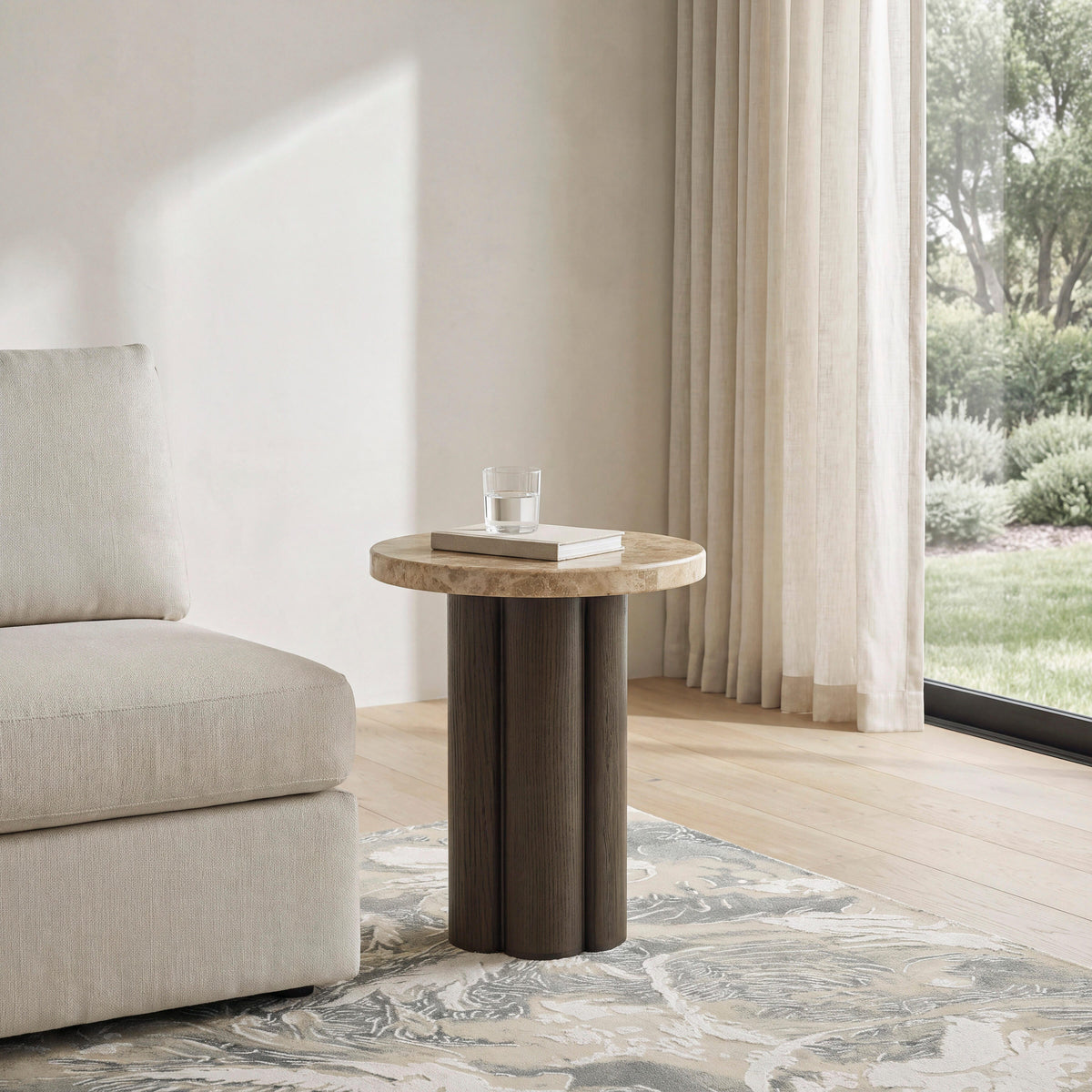 Mega Furniture - Ashley Furniture - Darimore Chairside End Table - Chair Side End Table - T984-7