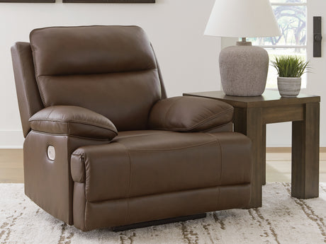Mega Furniture - Ashley Furniture - VonRyan Living Room - PWR REC Loveseat/CON/ADJ HDRST / Tobacco - U1040018
